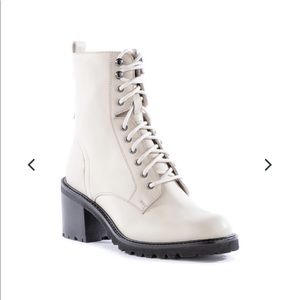 IRRESISTIBLE COMBAT BOOT OFF-WHITE